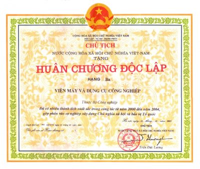 Huan chuong Doc lap 3