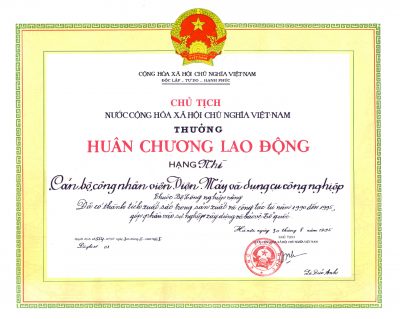 Huan chuong LD hang 2